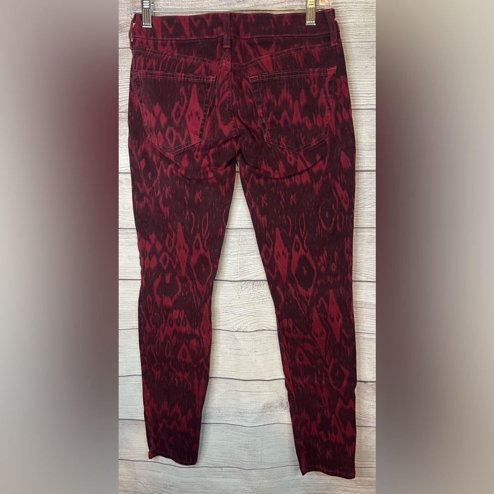 Chelsea & Violet Boho Ikat Print Statement Skinny Jeans Size 27 - Picture 2 of 5